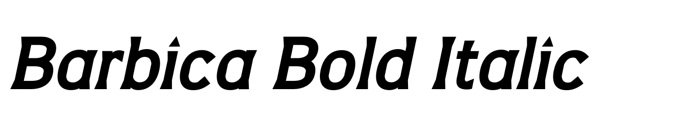 Barbica Bold Italic